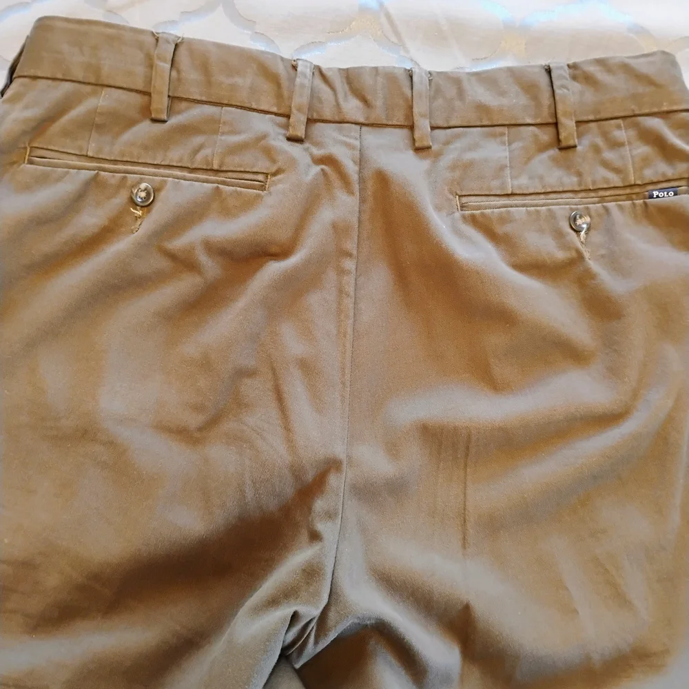 Polo by Ralph Lauren Men's 33 X 32 Brown Chinos